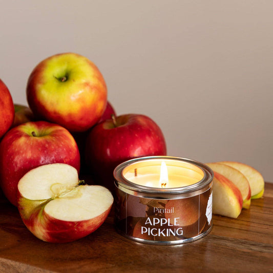 Apple Picking Paint Pot Style Candle