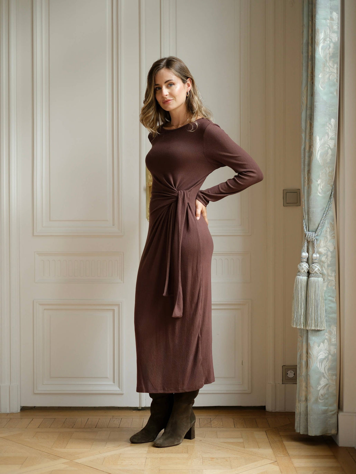 Joanna Long Tie Dress