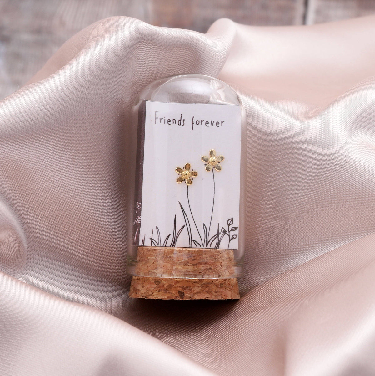 Friends Forever Sterling Silver Earrings