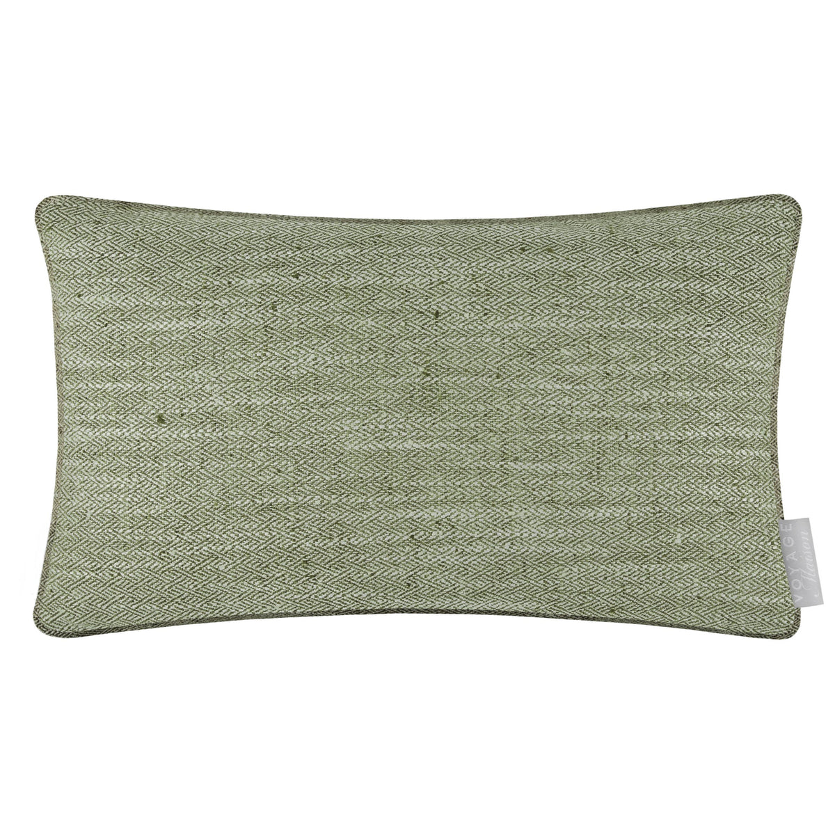 Textured Woven Rectangular Cushion - Sage
