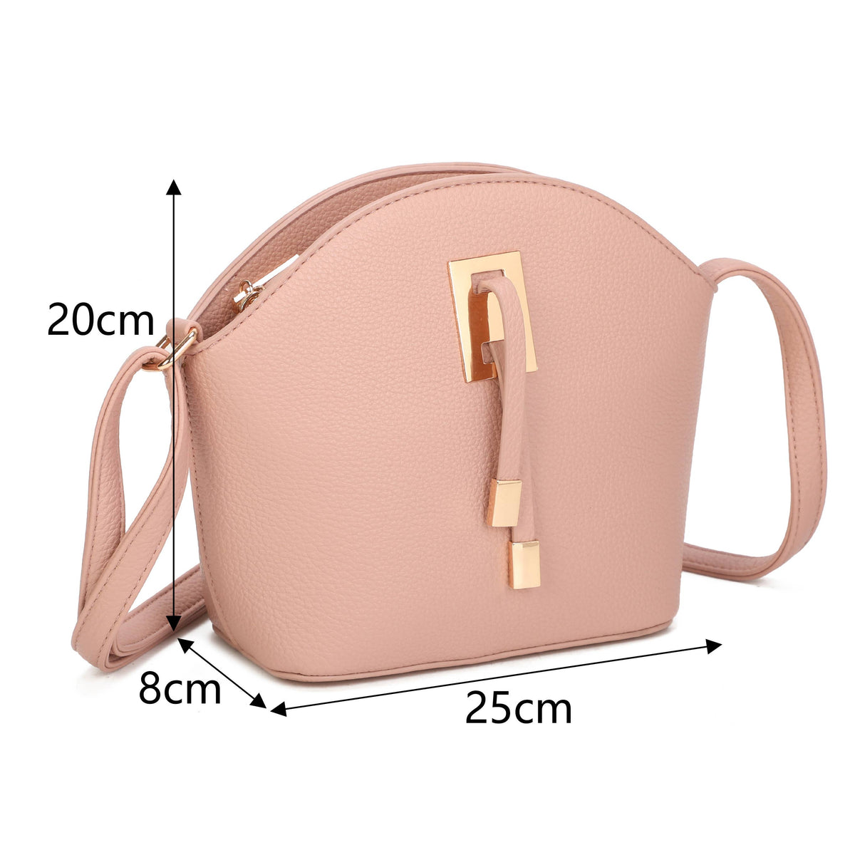 Tassel Cross body Bag: Coffee