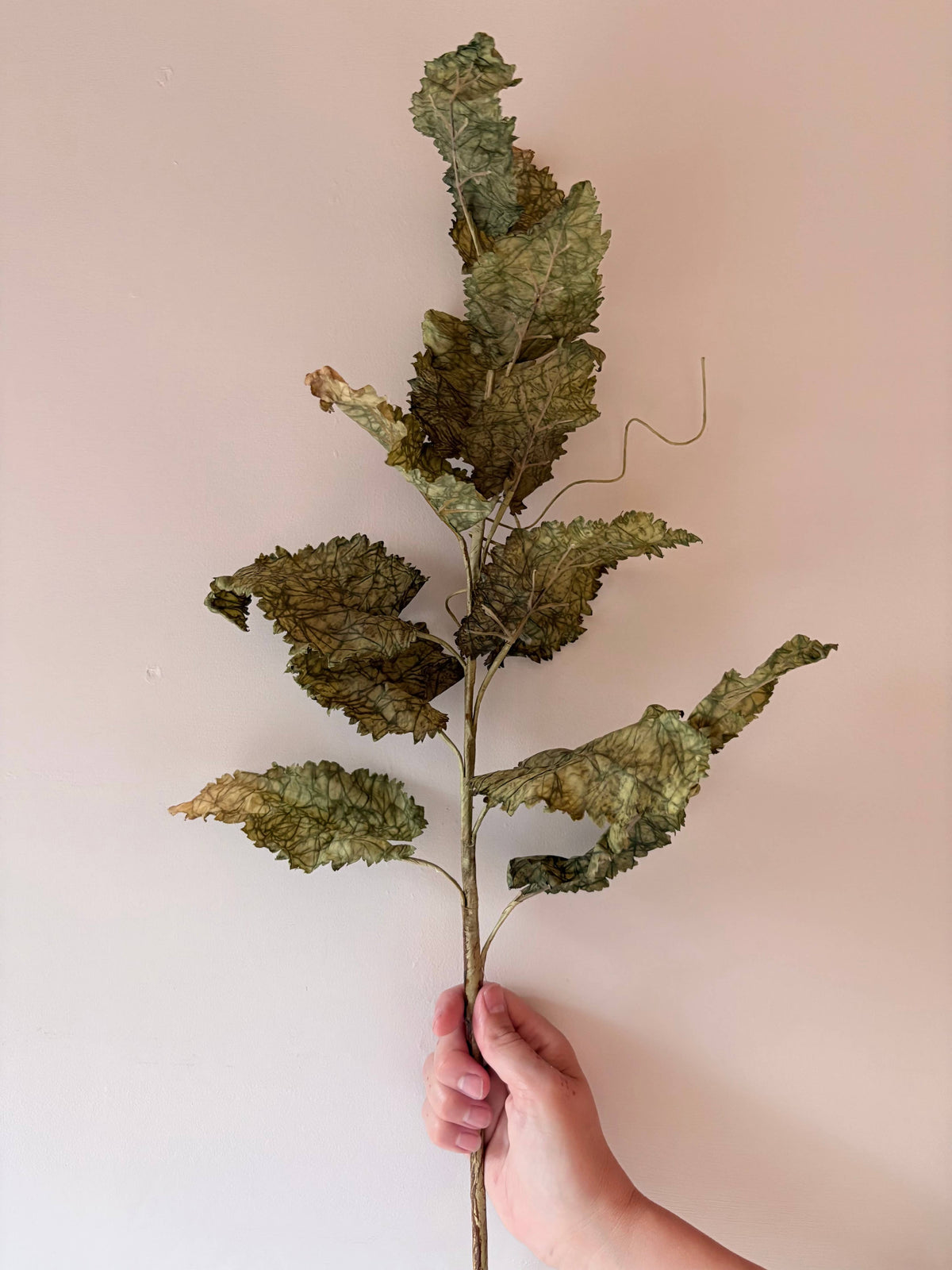 Vintage Foliage Stem - Green