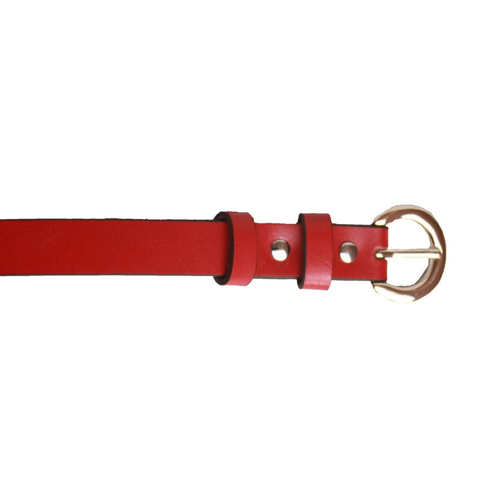 NLB02 Leather Fashion Belt: Brown / 10