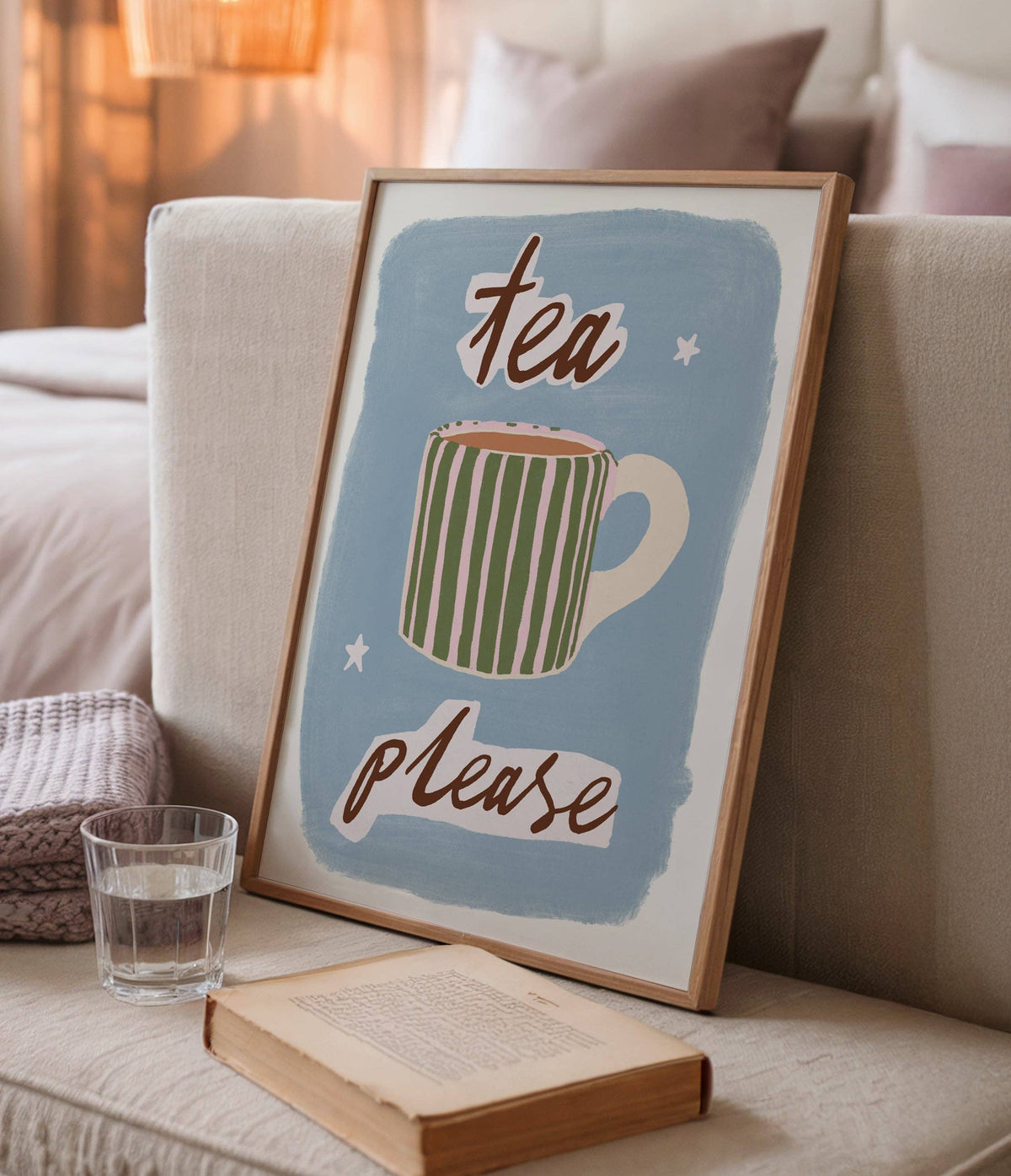Tea Please Kitchen Illustration Print: A4