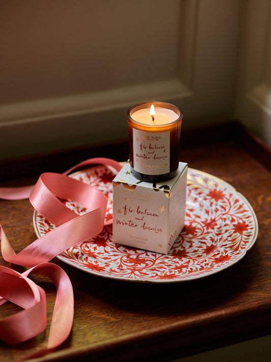 Fir Balsam & Winter Berries Votive - Plum & Ashby 75g