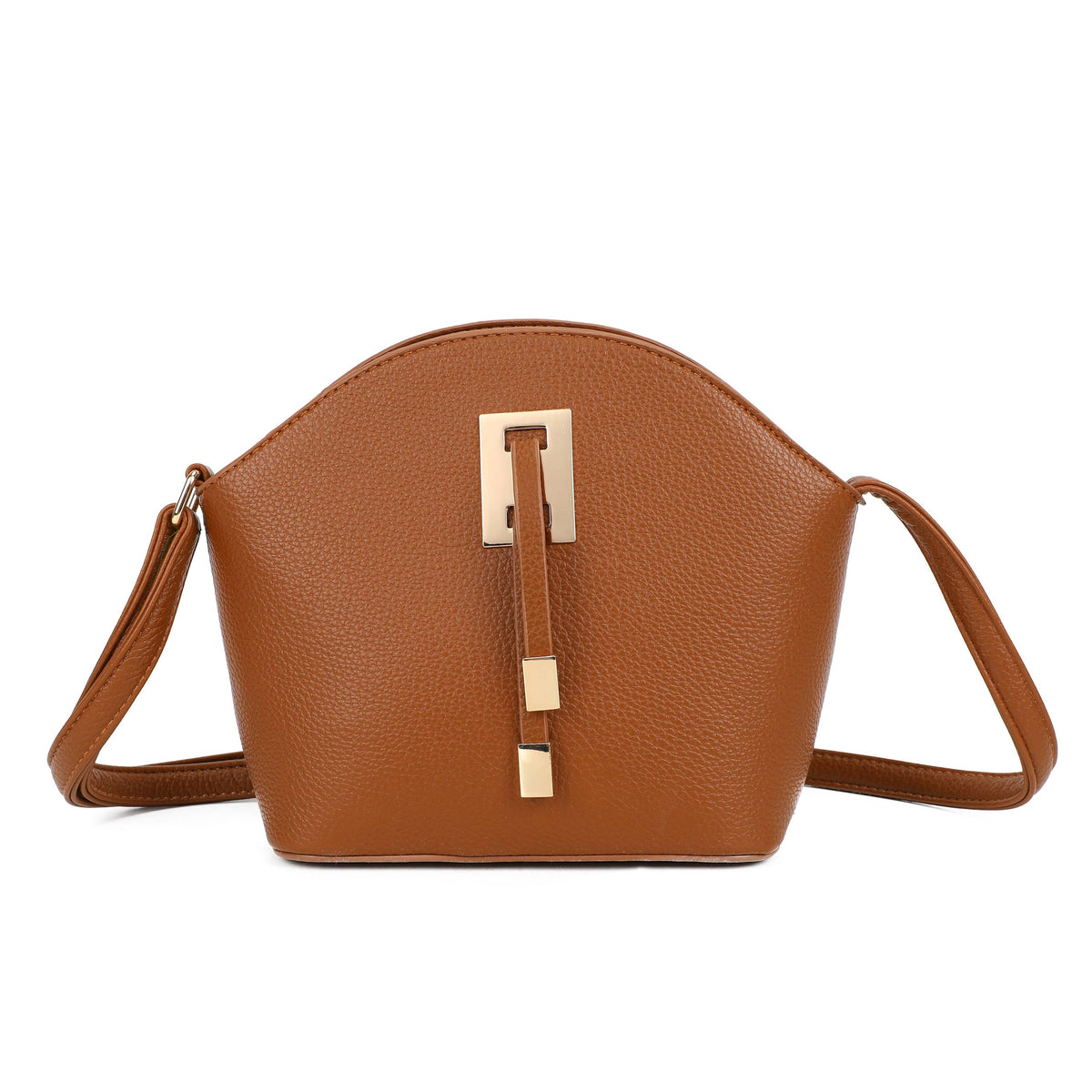 Tassel Cross body Bag: Brown