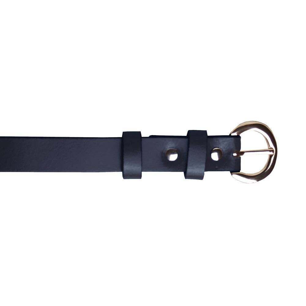 NLB02 Leather Fashion Belt: Brown / 10
