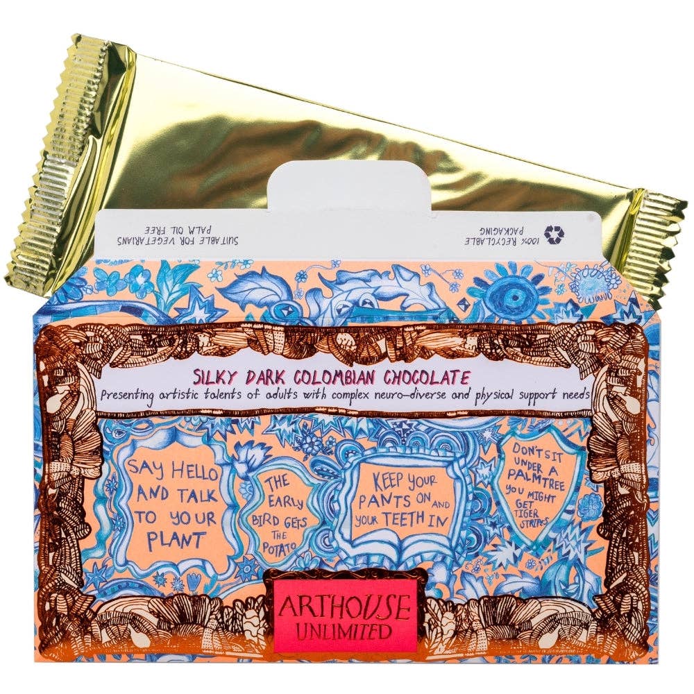 Words of Wisdom - Silky Dark Colombian Chocolate Bar