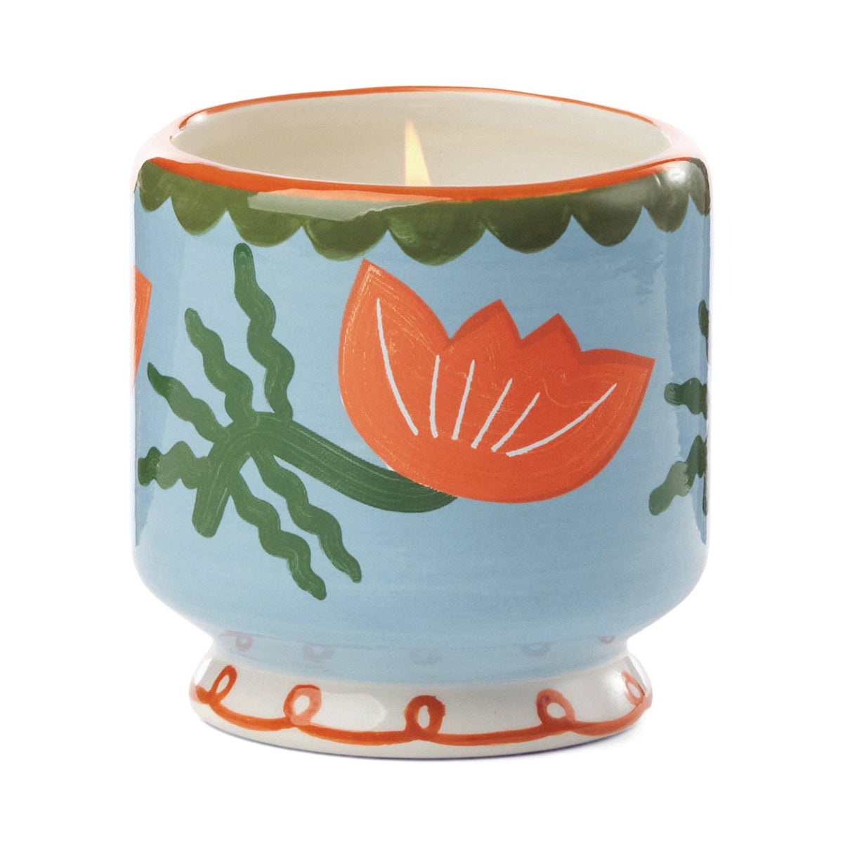 Flower Ceramic Candle - Cactus Flower